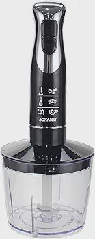 Sonashi mixeur a main avec corps en plastique 3en1 600w shb-187jcw