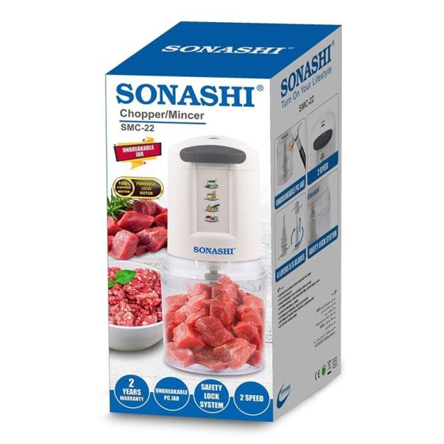 Sonashi hachoir 300w et 500ml smc-22