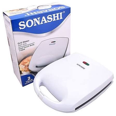 Panineuse Sandwichs et grillades Sonashi SGT-842 de 1100 W